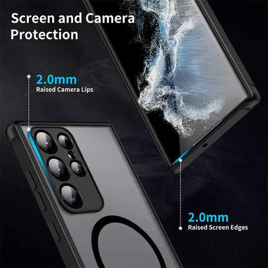 Samsung Galaxy S25 S24 Ultra Plus Phone Case Magnetic Closure Stylish 1