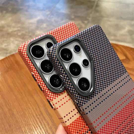 Samsung Galaxy S26 Ultra Puhelinkuori Värikäs Suojakuori Moderneilla Raitoilla 3