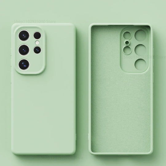 Samsung Puhelimen Suojakuoret Nestemäisellä Silikonilla Iskunkestävä Design 10