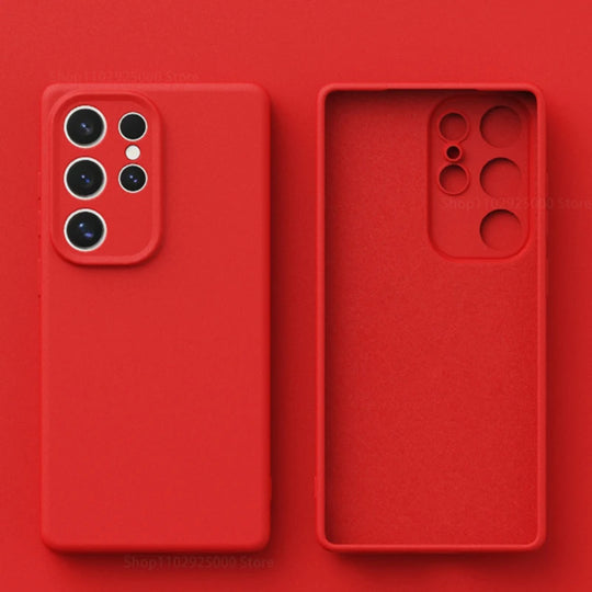 Samsung Puhelimen Suojakuoret Nestemäisellä Silikonilla Iskunkestävä Design 14