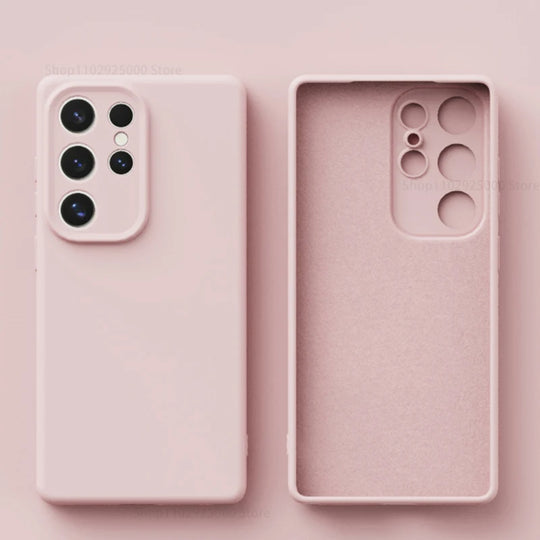 Samsung Puhelimen Suojakuoret Nestemäisellä Silikonilla Iskunkestävä Design 6