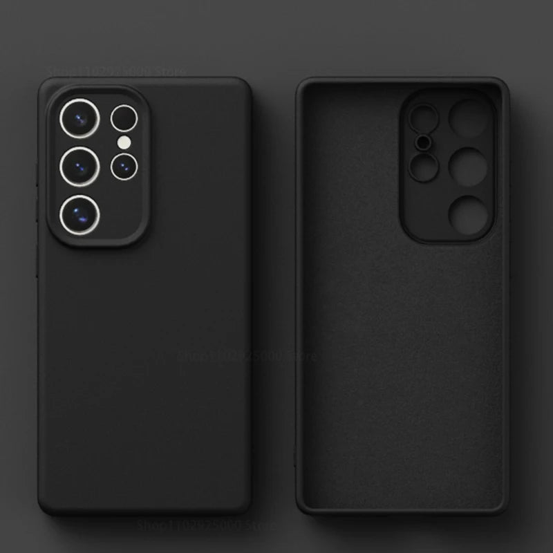 Samsung Puhelimen Suojakuoret Nestemäisellä Silikonilla Iskunkestävä Design 7