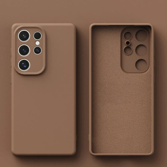 Samsung Puhelimen Suojakuoret Nestemäisellä Silikonilla Iskunkestävä Design 8