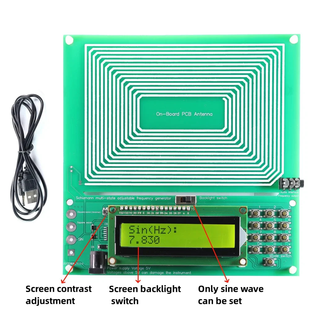 Schumann Frequency Generator Adjustable 4