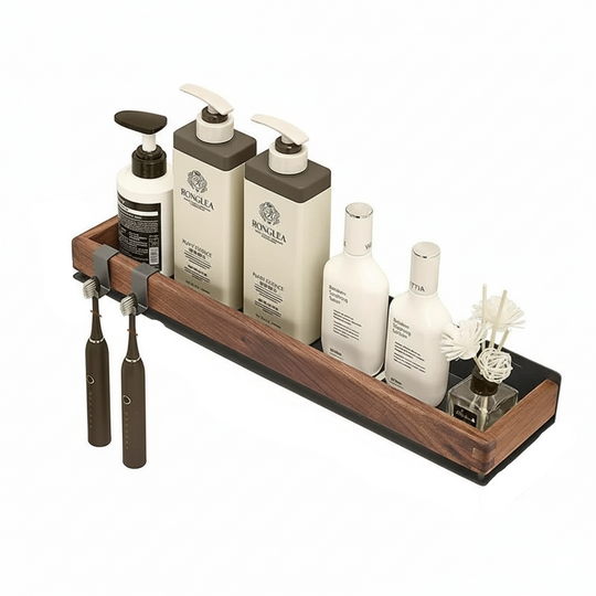 Seinähylly Maalaistyylillä Metallikehyksellä 1