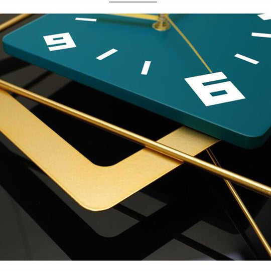 Seinäkello Geometrisella Muotoilulla 3