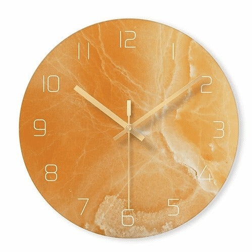 Seinäkello Marmorikehyksellä Moderni Design 5