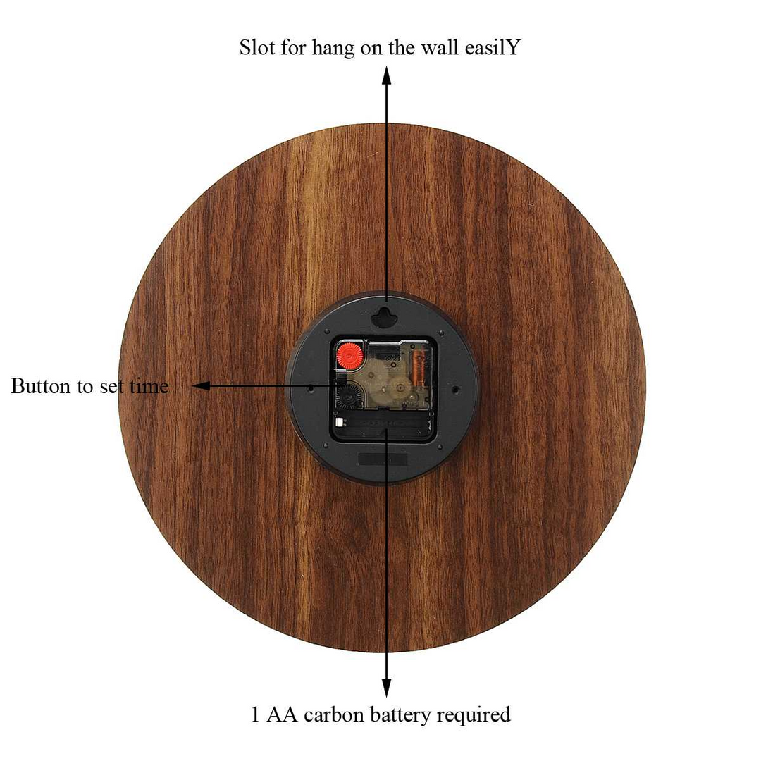 Seinäkello Modernilla Muotoilulla 4