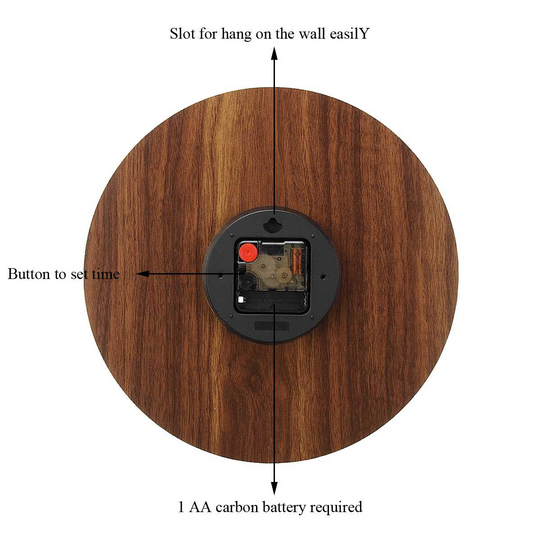 Seinäkello Modernilla Muotoilulla 4