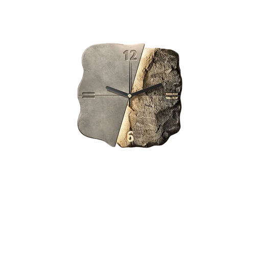 Seinäkello Taiteellisella Abstraktilla Muotoilulla Moderniin Sisustukseen 0