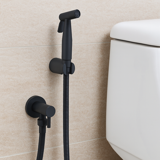 Seinäkiinnitteinen Bideesuihku Säädettävällä Suihkupäällä Ergonominen Muotoilu 3