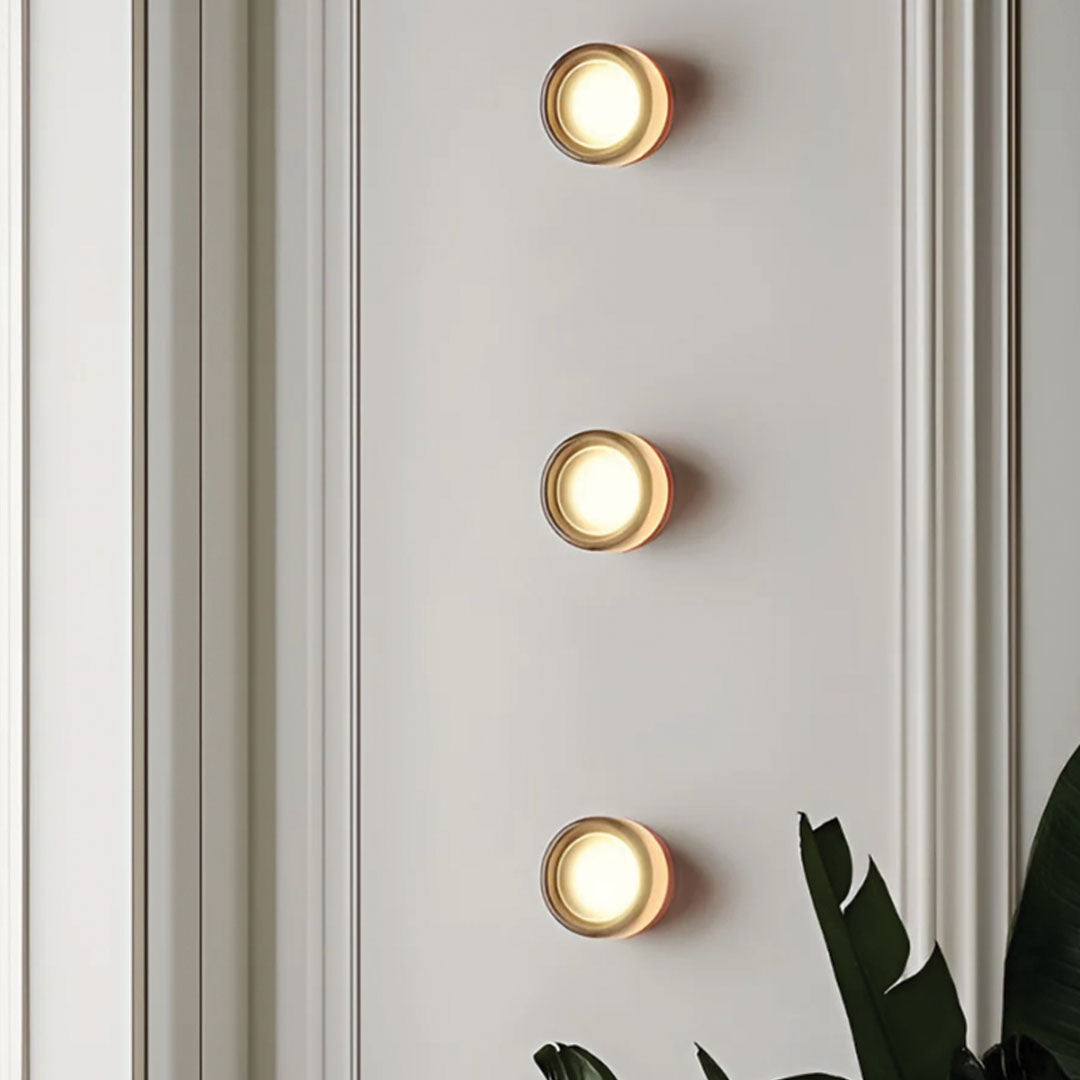 Seinävalaisin DimpleGlow Moderni Muotoilu 2