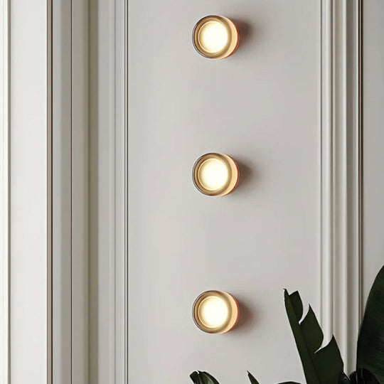 Seinävalaisin DimpleGlow Moderni Muotoilu 2