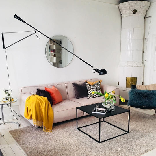 Seinävalaisin Teollinen Muotoilu Säädettävä Alumiinivarjostin 1