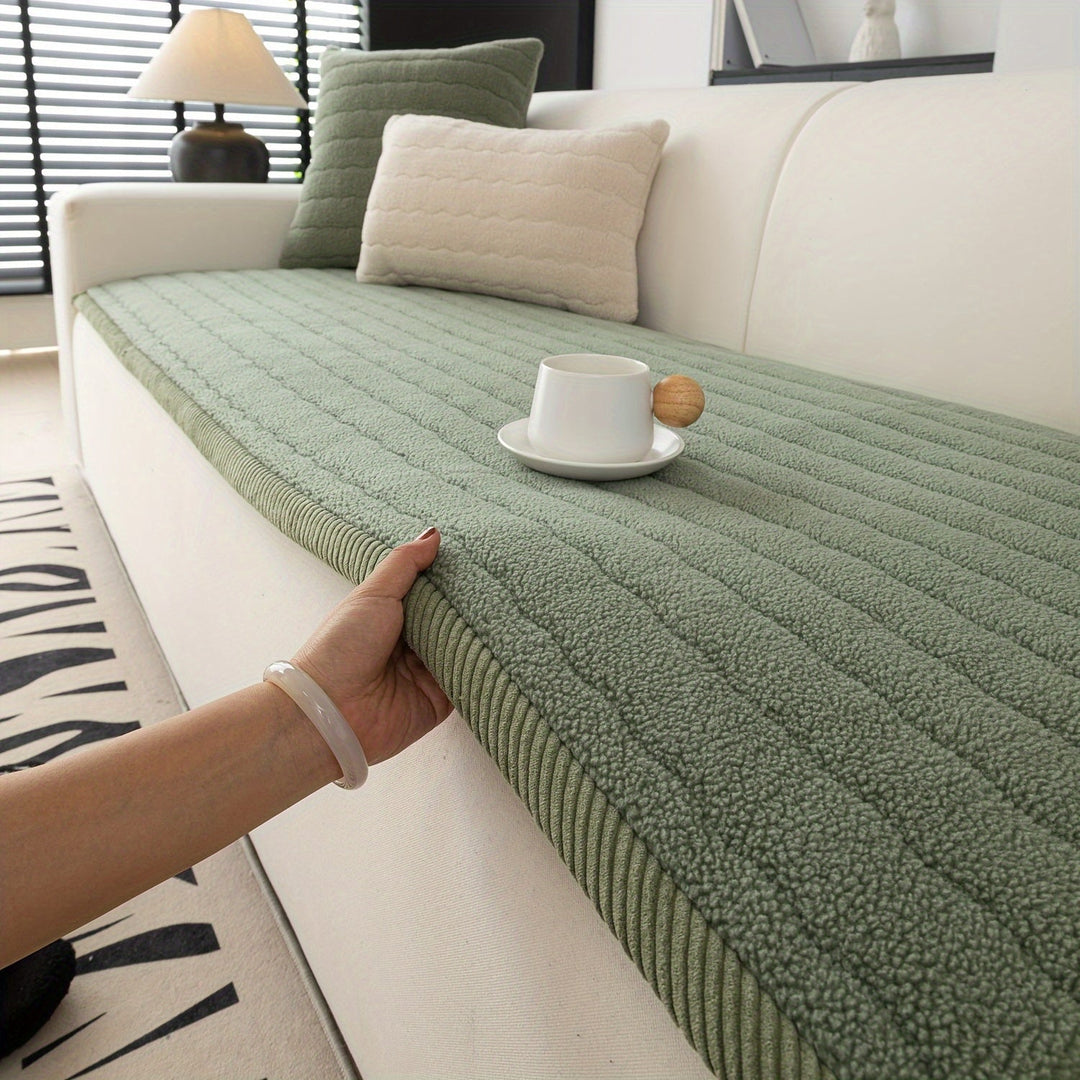 Sohvapäällinen Liukumaton Pehmopäällinen Tyylikäs Suoja 4