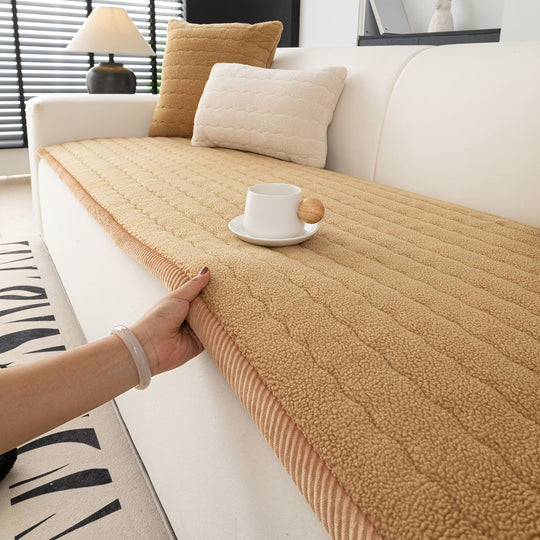 Sohvapäällinen Liukumaton Pehmopäällinen Tyylikäs Suoja 8