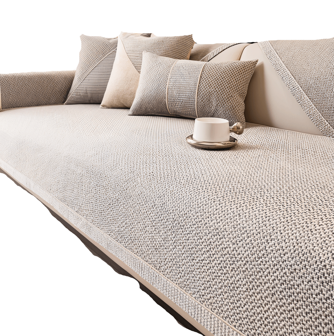 Sohvapäällinen Liukumattomalla Suunnittelulla Moderni Suoja 0