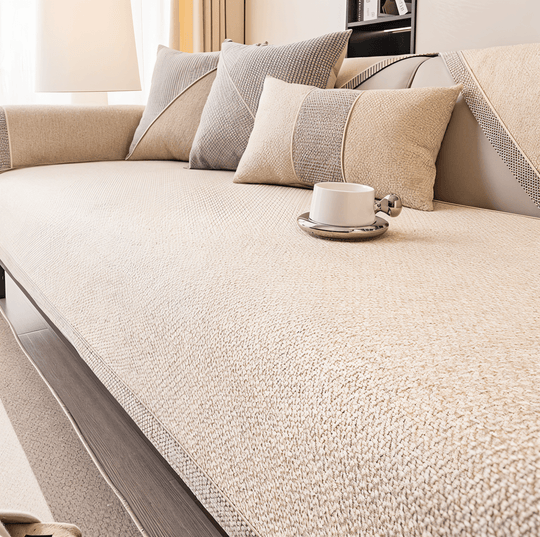 Sohvapäällinen Liukumattomalla Suunnittelulla Moderni Suoja 1