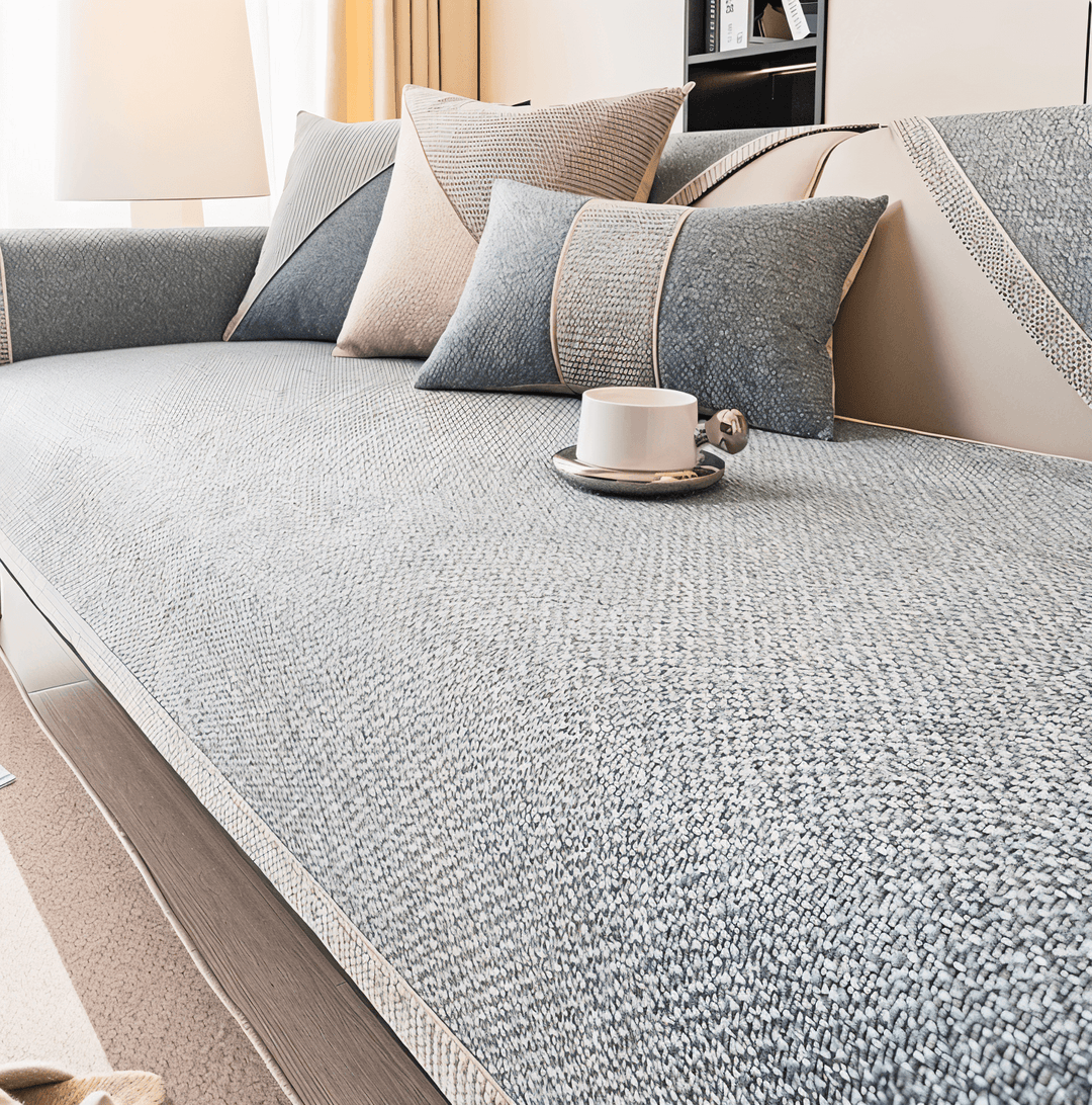 Sohvapäällinen Liukumattomalla Suunnittelulla Moderni Suoja 5