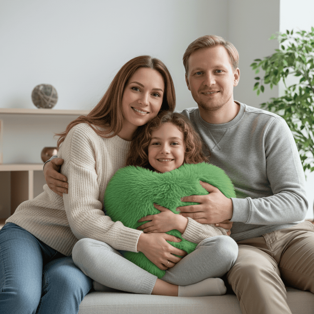 Sydämenmuotoinen Tyyny Moderniin Sisustukseen 1