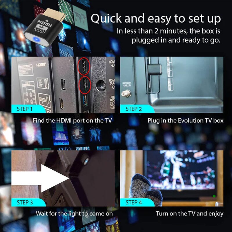 TV-suoratoistolaite HDMI-yhteydellä 4