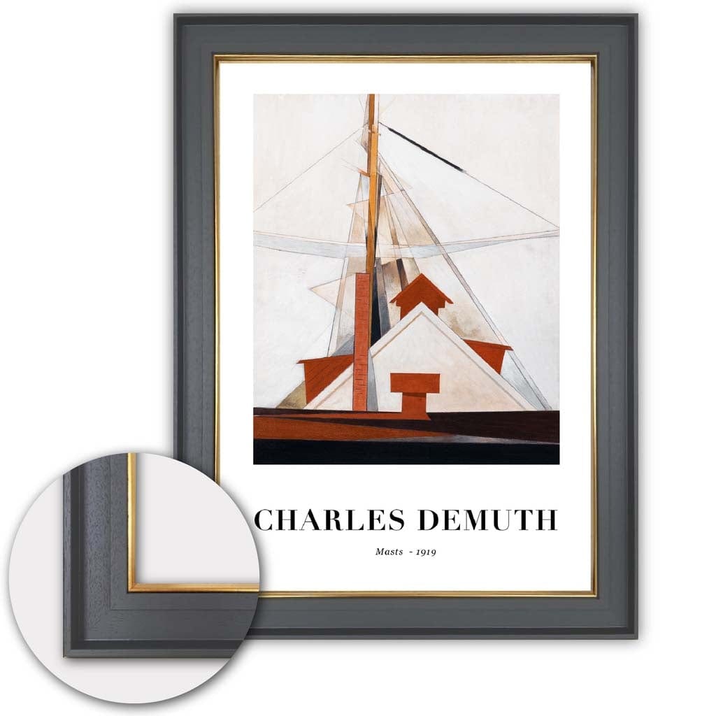 Taideprintti Charles Demuth - Mastot 6