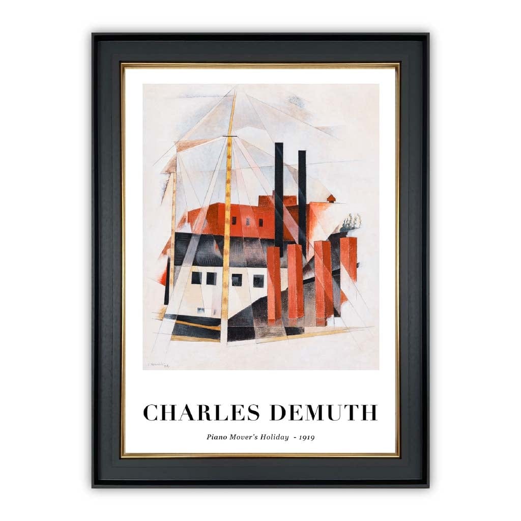 Taidevedos Charles Demuth - Piano Kuljettaja Kehyksillä 0