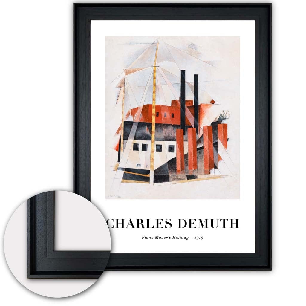 Taidevedos Charles Demuth - Piano Kuljettaja Kehyksillä 1