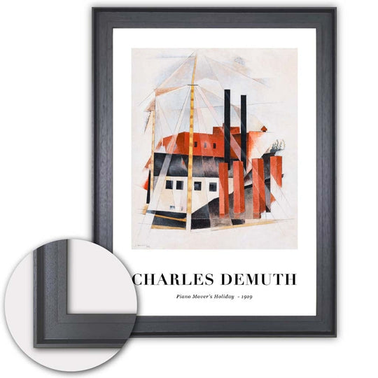 Taidevedos Charles Demuth - Piano Kuljettaja Kehyksillä 4