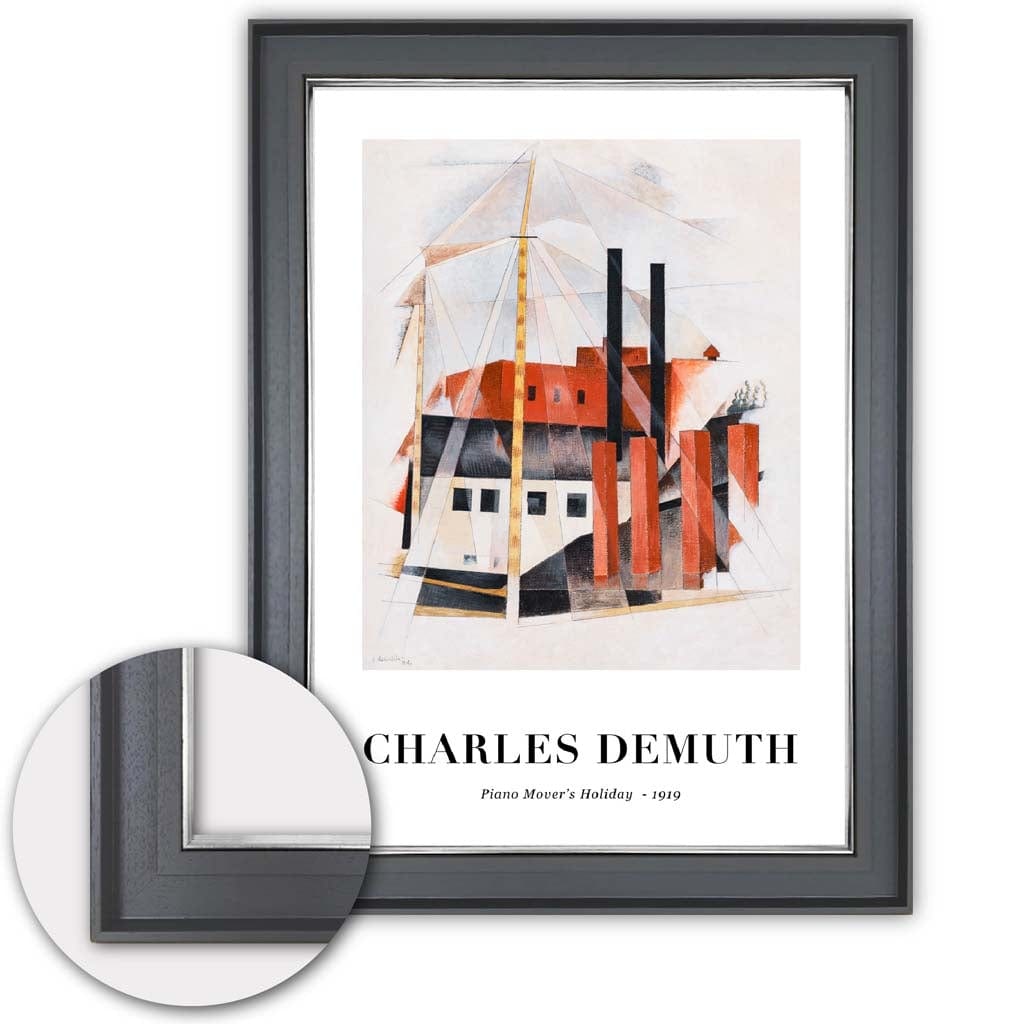 Taidevedos Charles Demuth - Piano Kuljettaja Kehyksillä 5