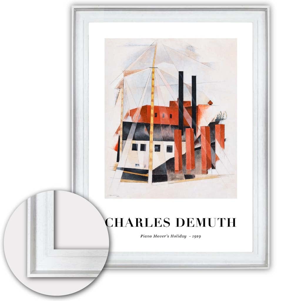Taidevedos Charles Demuth - Piano Kuljettaja Kehyksillä 7