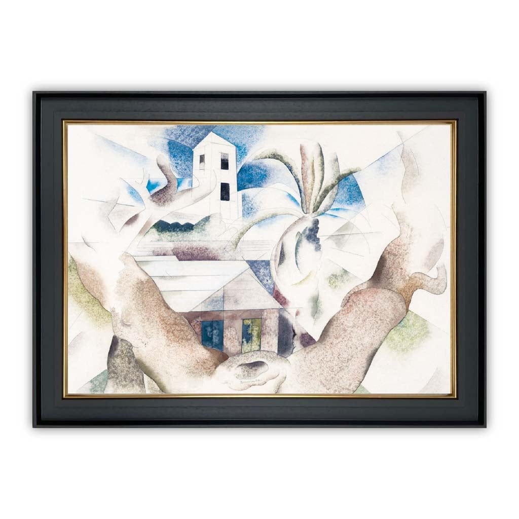 Taiteilijan Taideprintti Charles Demuth - Bermuda nro 1 2