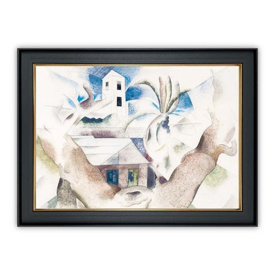 Taiteilijan Taideprintti Charles Demuth - Bermuda nro 1 2