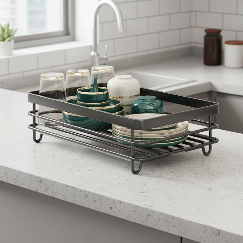 Taitettava Astiahylly Moderniin Keittiöön Minimalistinen Design 0