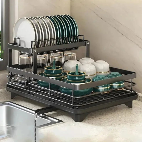 Taitettava Astiahylly Moderniin Keittiöön Minimalistinen Design 8