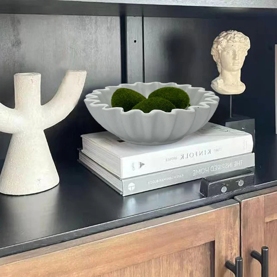 Tarjoilukulho Aaltoilevalla Muotoilulla, Monikäyttöinen ja Tyylikäs Ruokapöytään 3