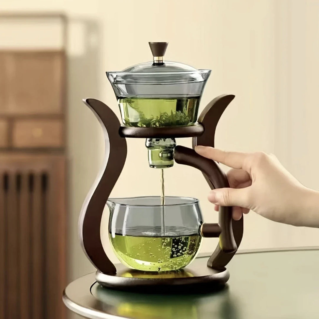 Teekannu Innovatiivisella Infuserilla ja Magneettisella Pudottajalla 0