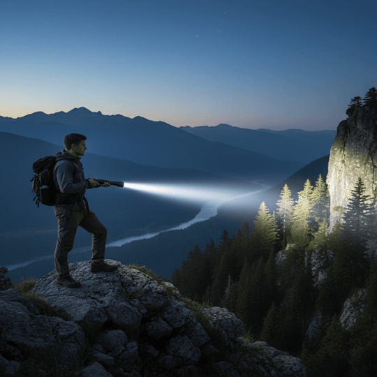 Tehokas LED-taskulamppu USB-latauksella ja zoom-toiminnolla 1