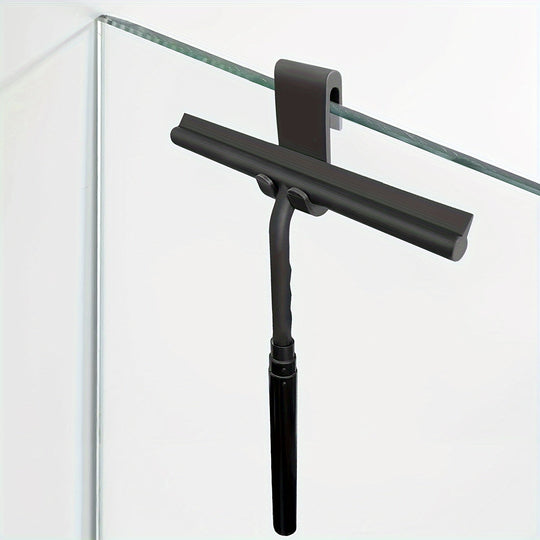 Telescopic Shower Cleaner Adjustable Handle Aluminum Plastic Silicone 2
