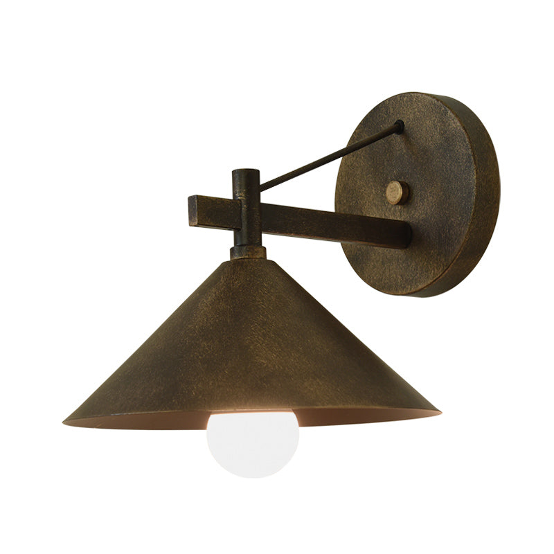 Teollinen Seinävalaisin Vintage Metallikartio Ulkokäyttöön 3