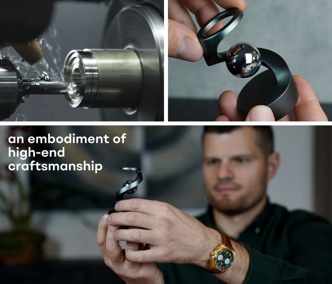 Työpöydän Leikkisä Pöytälelu KinetiSphere Innovatiivinen Koriste 3
