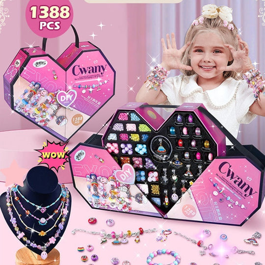 Tyttöjen DIY Charm Rannekoru Setti 11