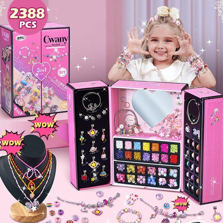 Tyttöjen DIY Charm Rannekoru Setti 12