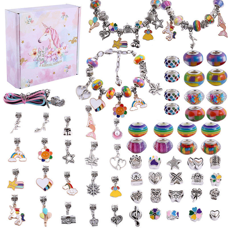 Tyttöjen DIY Charm Rannekoru Setti 15