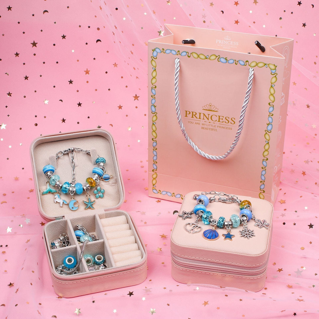 Tyttöjen DIY Charm Rannekoru Setti 3