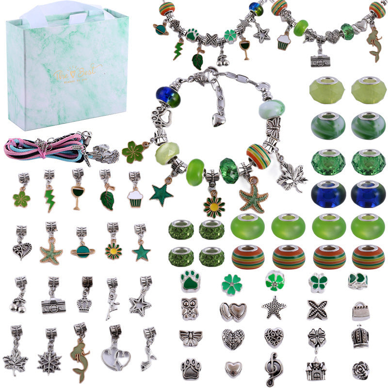 Tyttöjen DIY Charm Rannekoru Setti 8