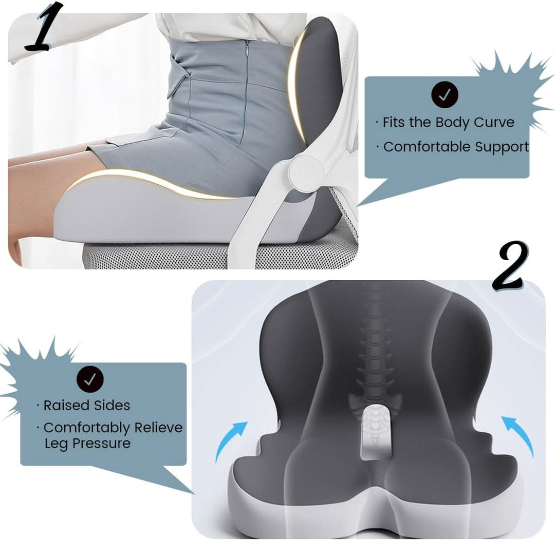 Tyylikäs Memory Foam -istuintyyny 3