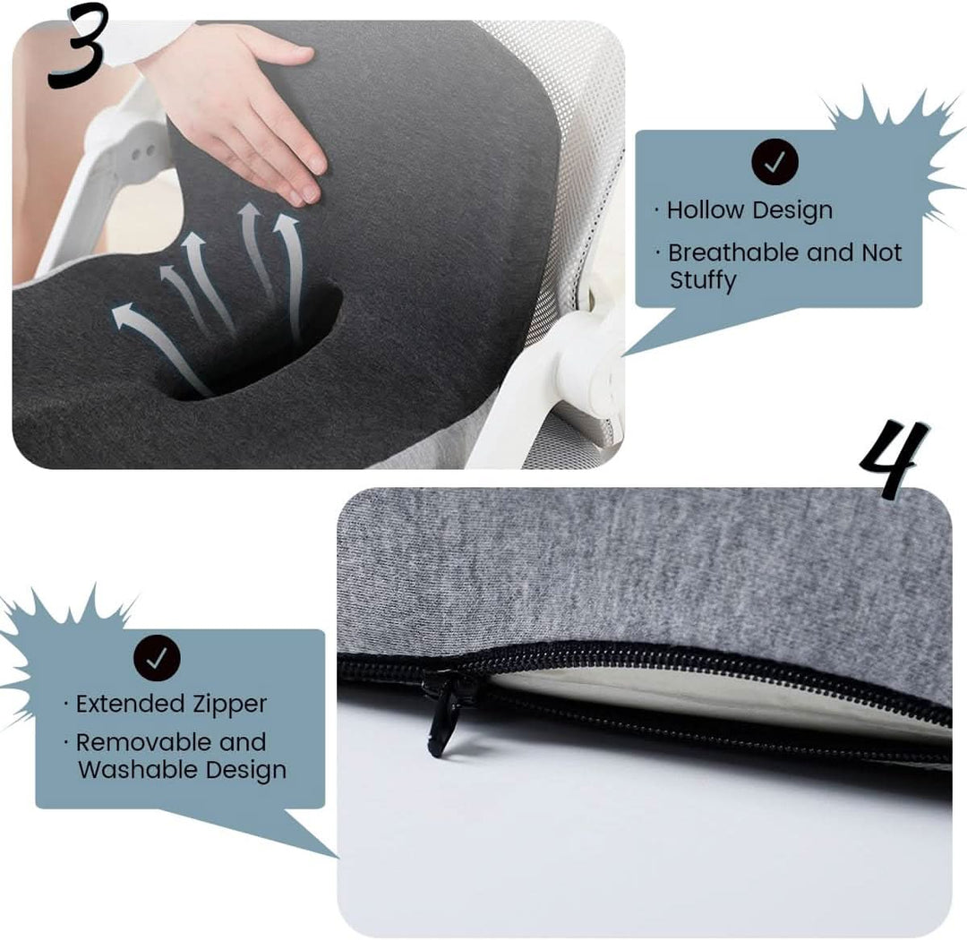 Tyylikäs Memory Foam -istuintyyny 4