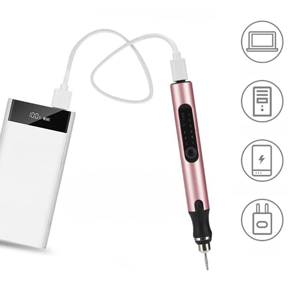 USB-ladattava Kaiverruskynä Tarkka ja Hiljainen 3