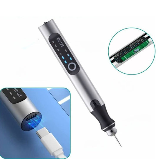 USB-ladattava Kaiverruskynä Tarkka ja Hiljainen 4